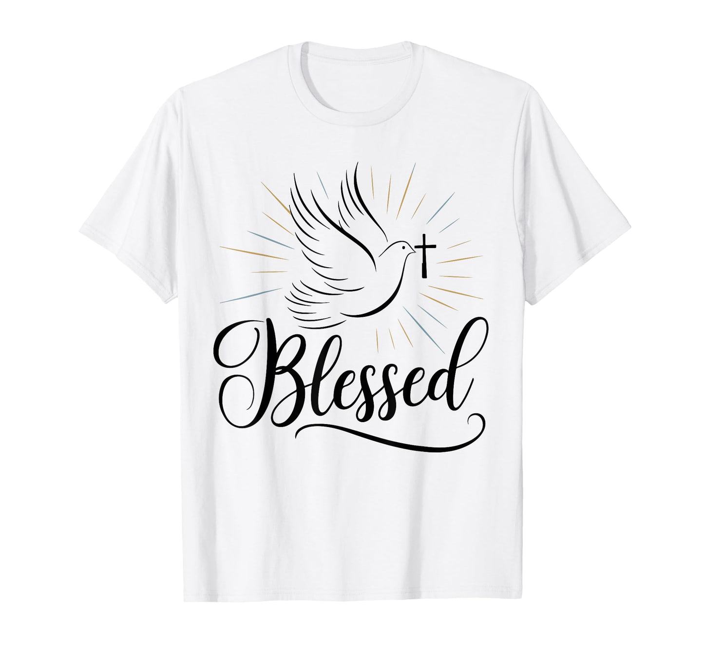 Blessed Christian Dove Jesus Teen Girl Toddler God Mother T-Shirt