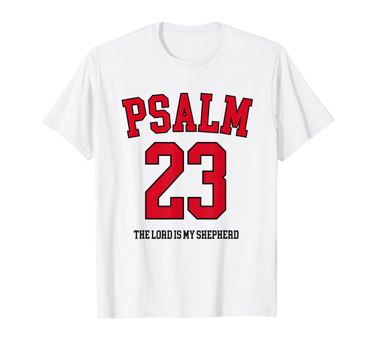 Psalm 23 The Lord is My Shepherd Vintage Christian Prayer T-Shirt