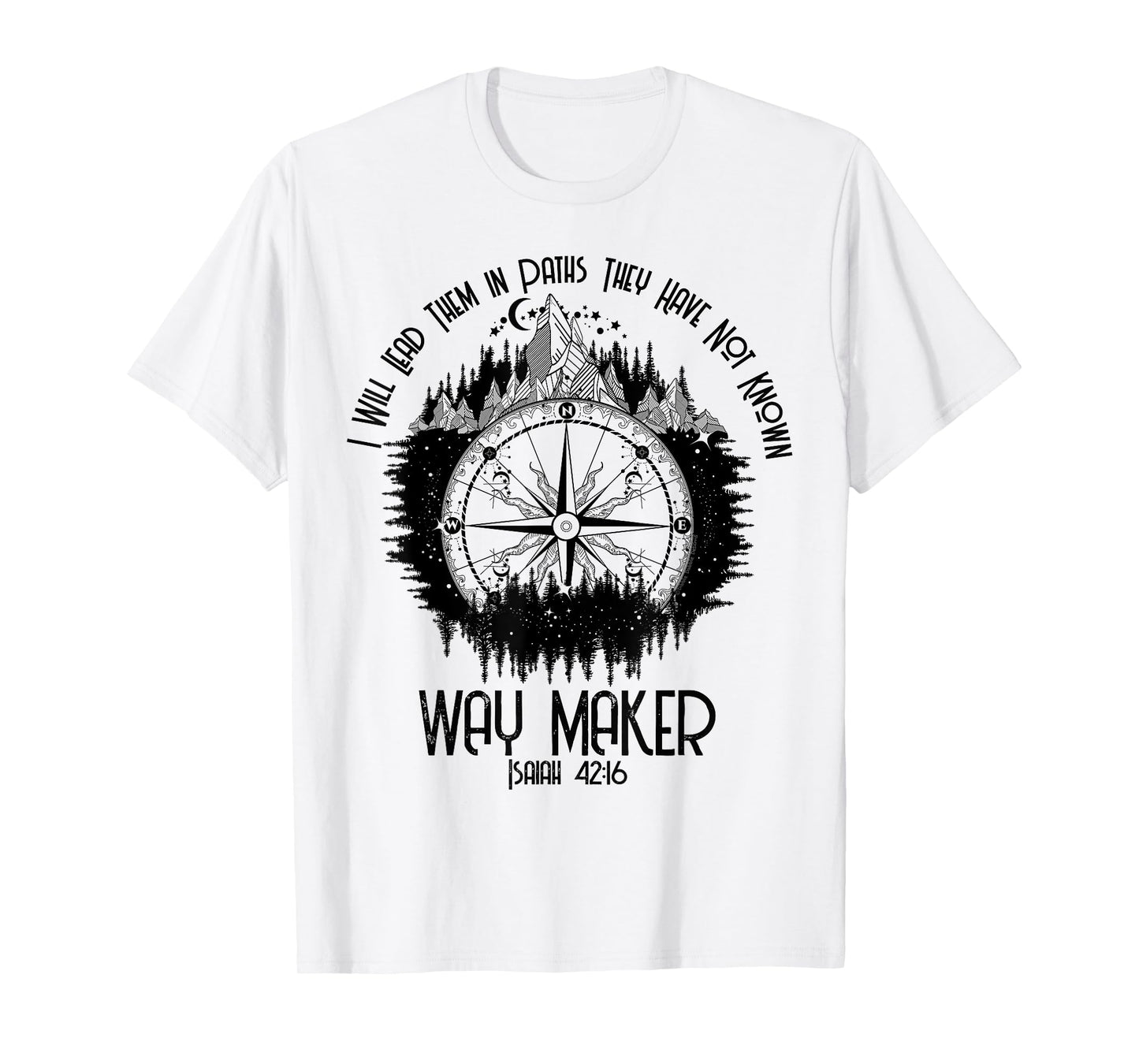 Spiritual Way Maker Bible Verse Christian Faith Way Maker T-Shirt