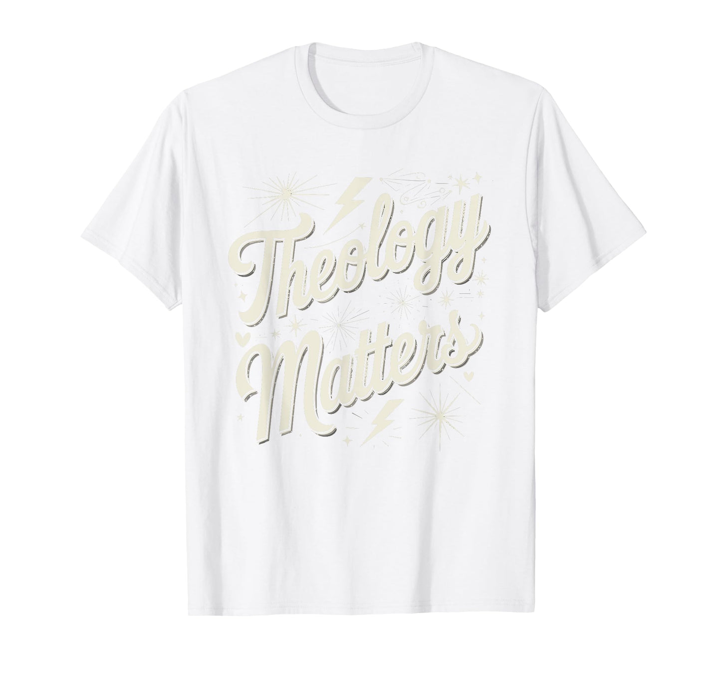 Theology Matters Minimalist Design T-Shirt