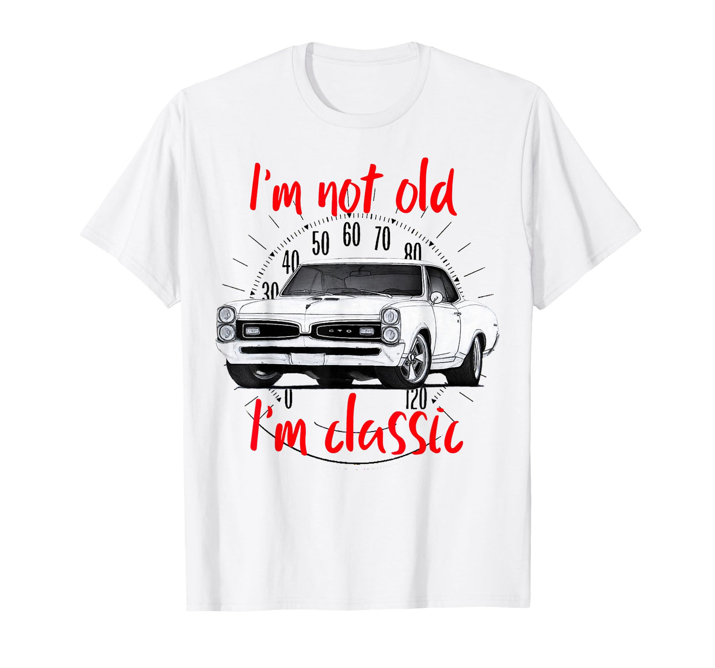 1967 67 GTO Classic Car Old School Muscle Car T-Shirt