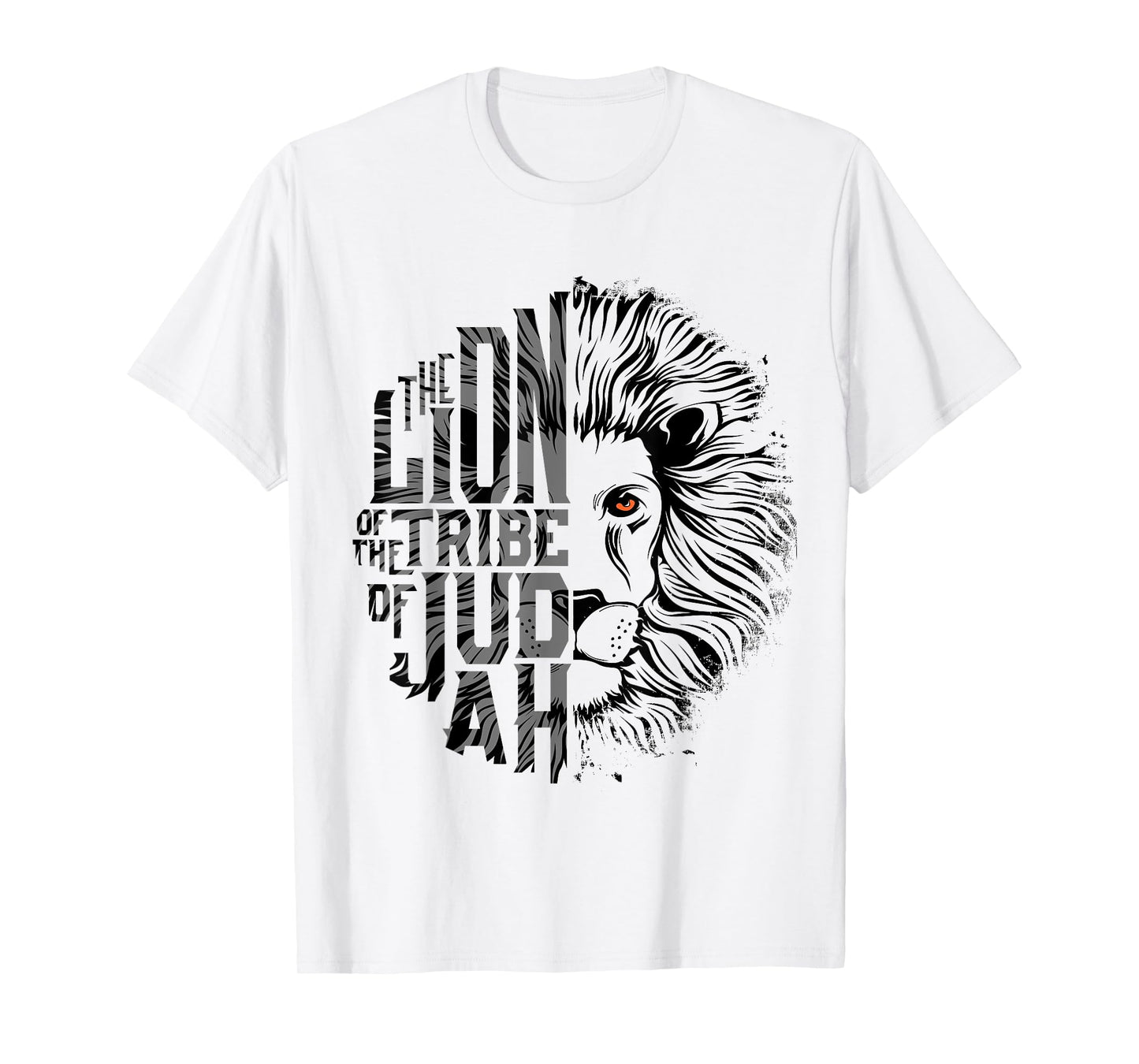 Lion of Tribe of Judah Religious Graphic Christian Worship T-Shirt