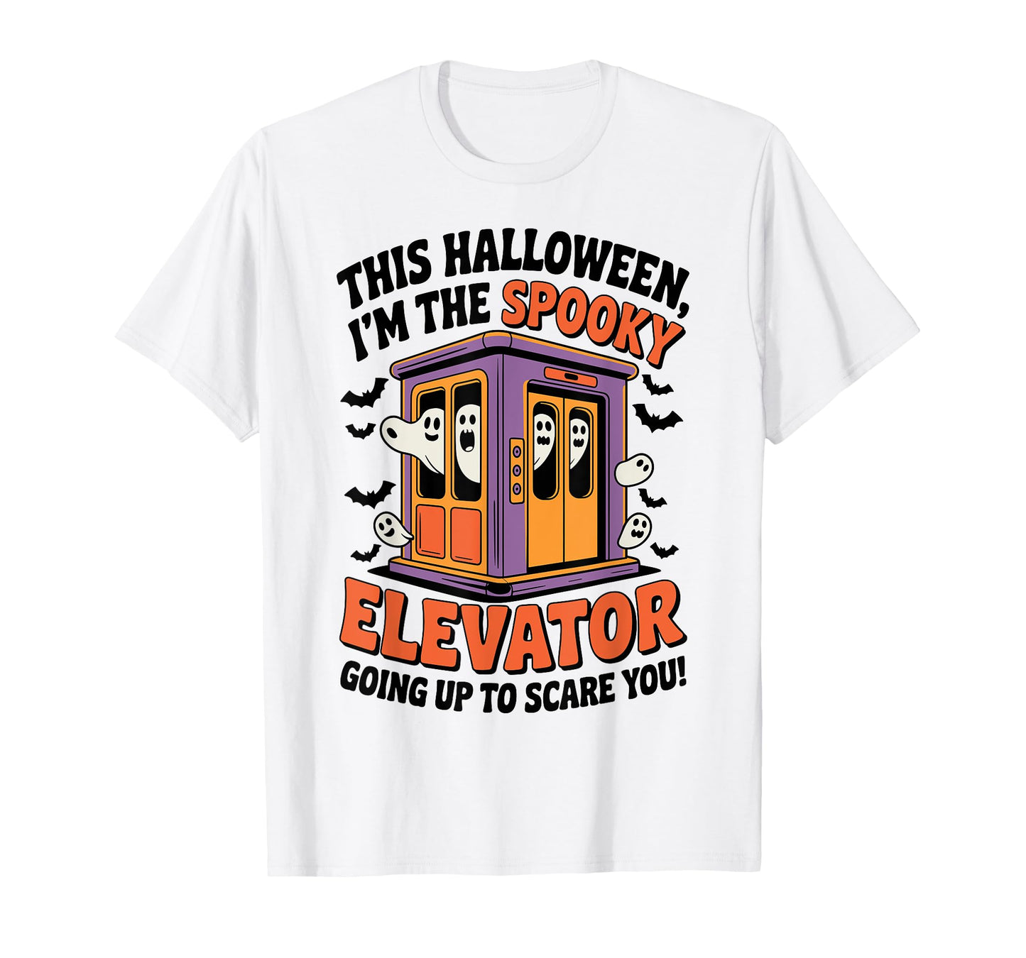 Elevators They always lift me up Funny Elevator Halloween T-Shirt