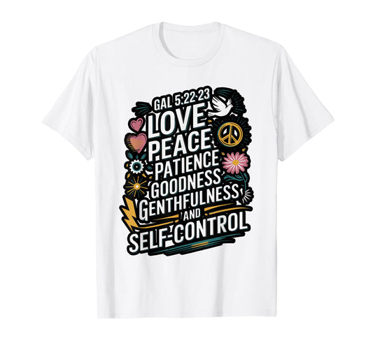 Awesome Galatians Fruit Of The Spirit Religious Verses T-Shirt