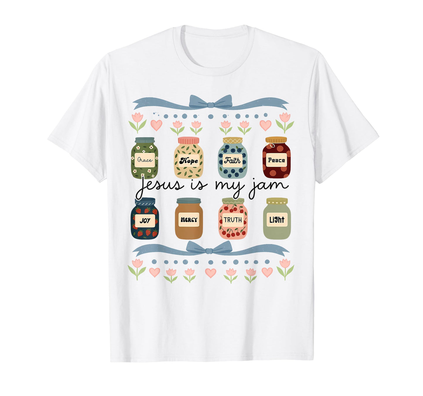 Jesus Is My Jam Christian Faith Religious Bible Verse T-Shirt