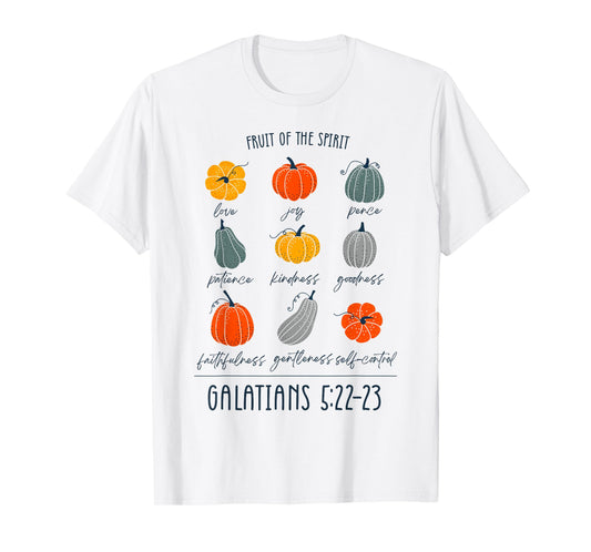 Fruit Of The Spirit Galatians 5 22 23 Pumpkin T-Shirt