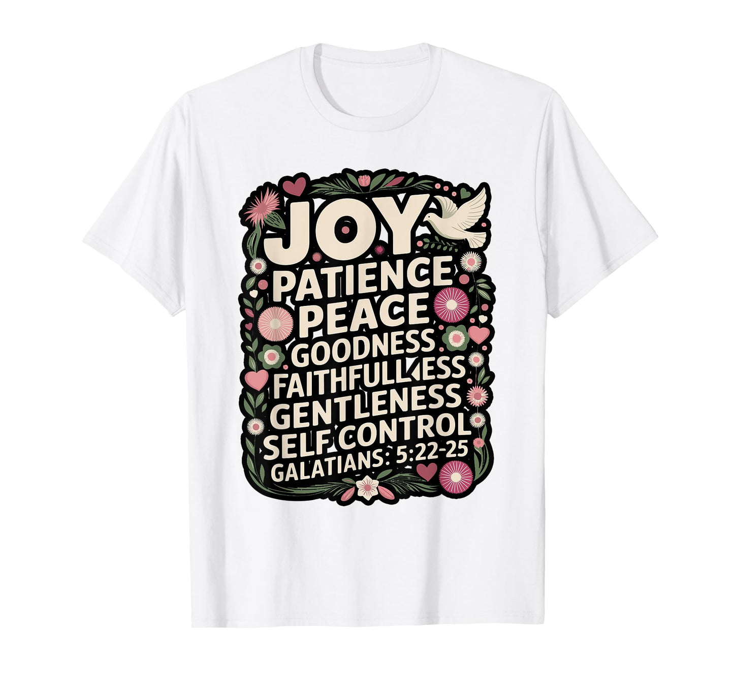 Awesome Galatians Fruit Of The Spirit Religious Verses T-Shirt