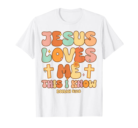 Girls Jesus Love Me This I Know Christian I You Love Toddler T-Shirt