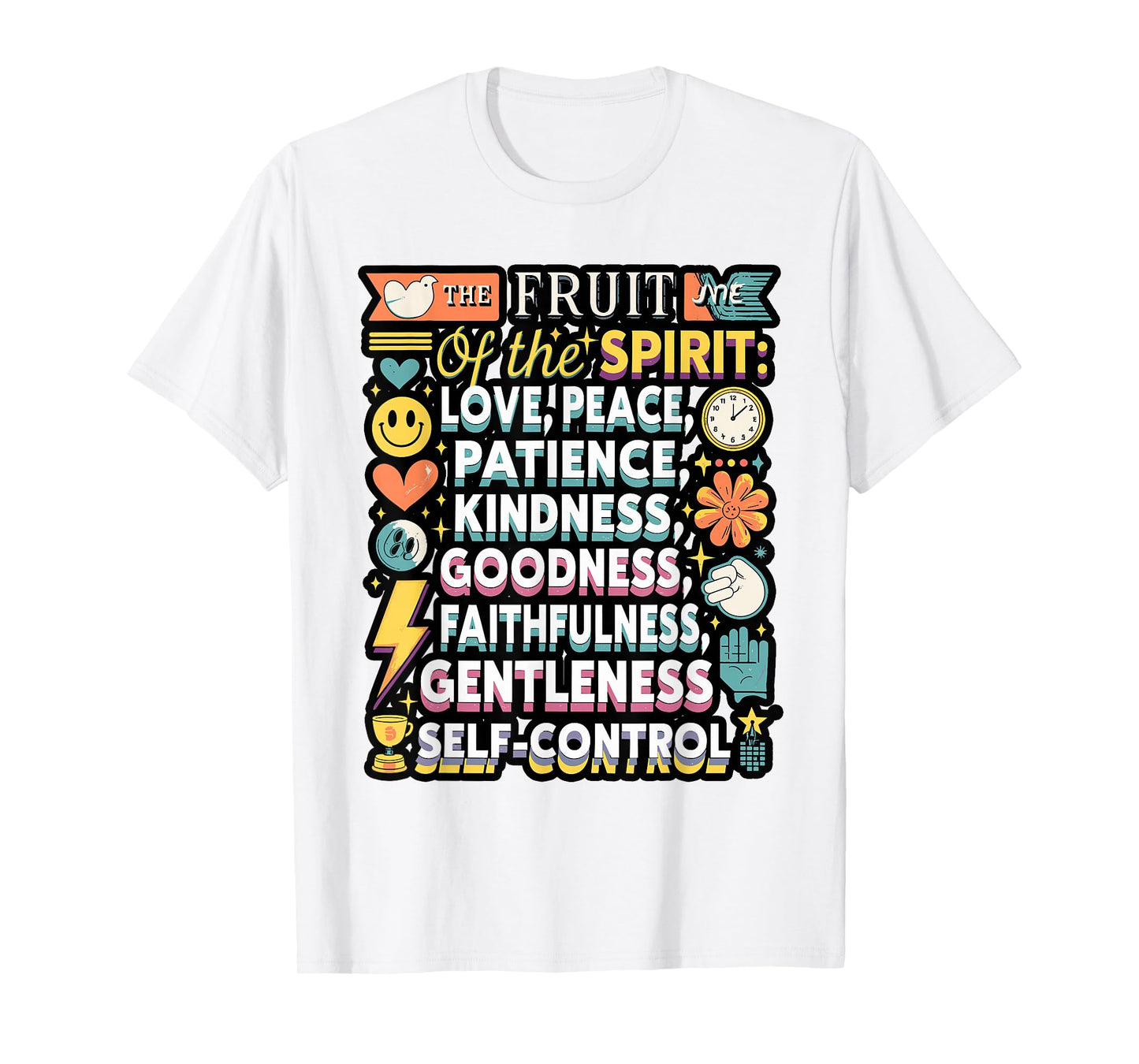 Awesome Galatians Fruit of The Spirit Religious Verses T-Shirt