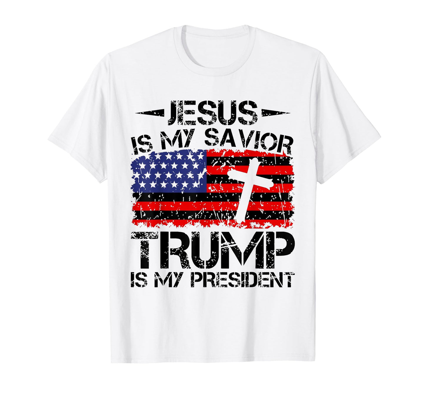Jesus is my Savior Trump is my President, Trump 2024 T-Shirt