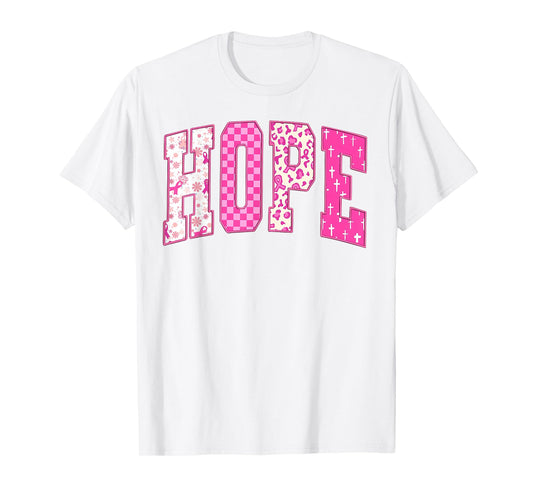 Breast Cancer Christian Fight Hope Faith Love Matching Group T-Shirt