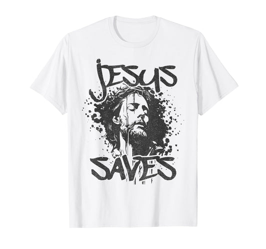 Vintage Jesus Saves Christian Faith Trust In God T-Shirt