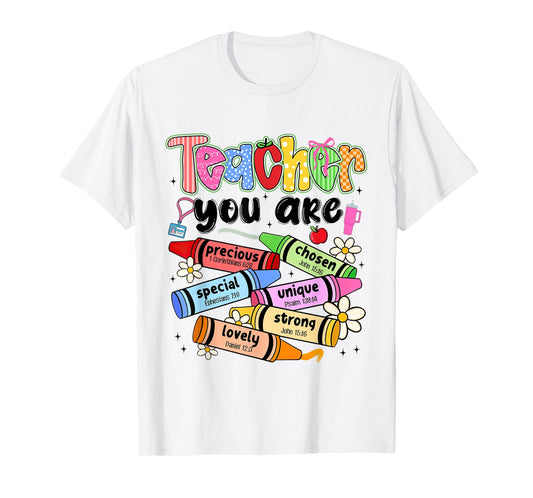 Christian Teacher You are Back to School Religious Teaching T-Shirt