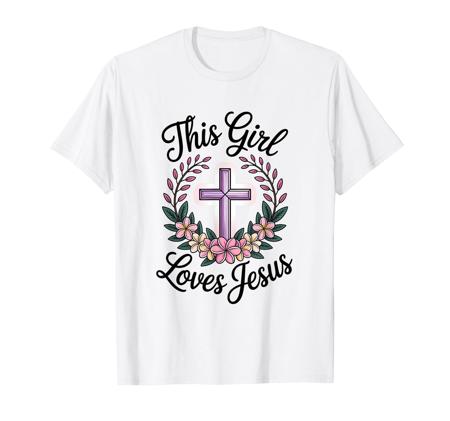 This Girl Loves Jesus Christian Girl Jesus T-Shirt