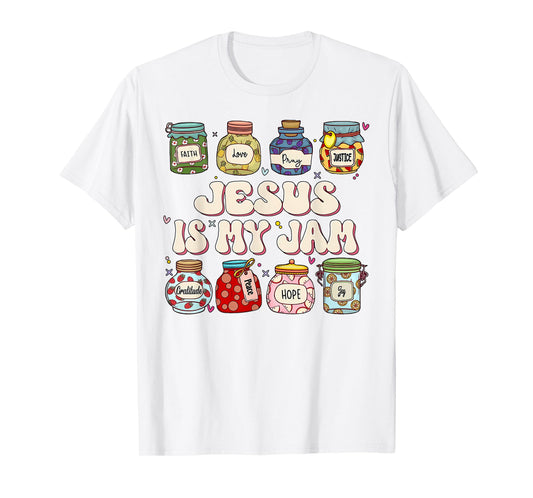 Jesus is My Jam I'm Here to Spread It Christian Faith God T-Shirt