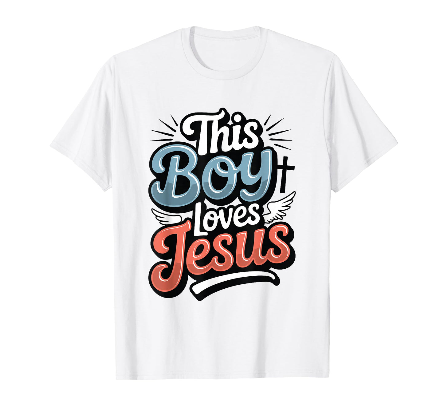 Christian Faith Apparel This Boy Loves Jesus T-Shirt