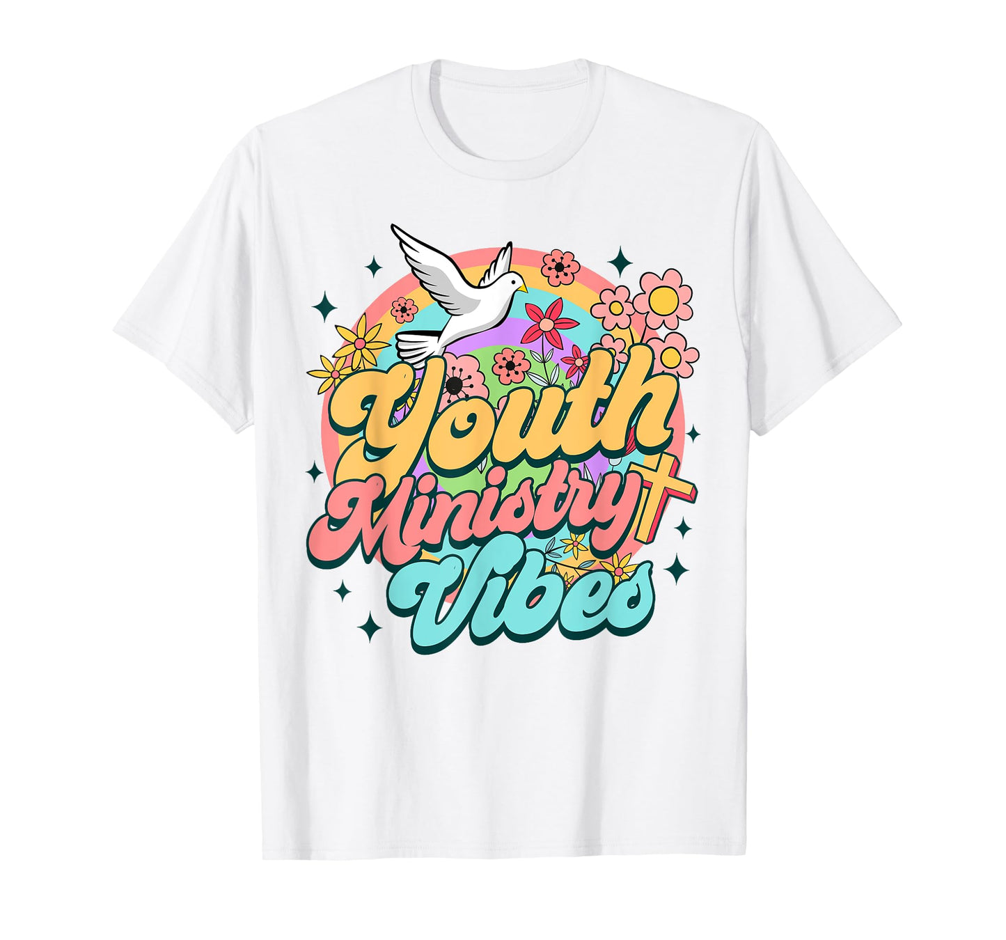 Christian Faith Religious Youth Pastor Youth Ministry Vibes T-Shirt
