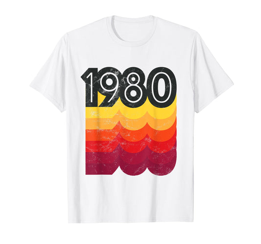 Birthday 80s Style Retro 1980 T-Shirt