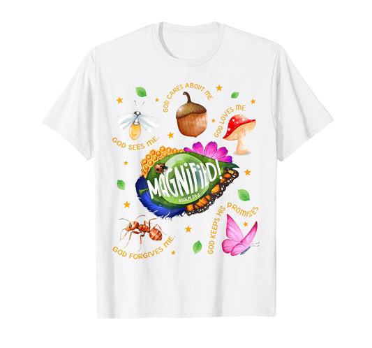 Vbs Magnified Shirt Smallest Insects Adventure Christian T-Shirt