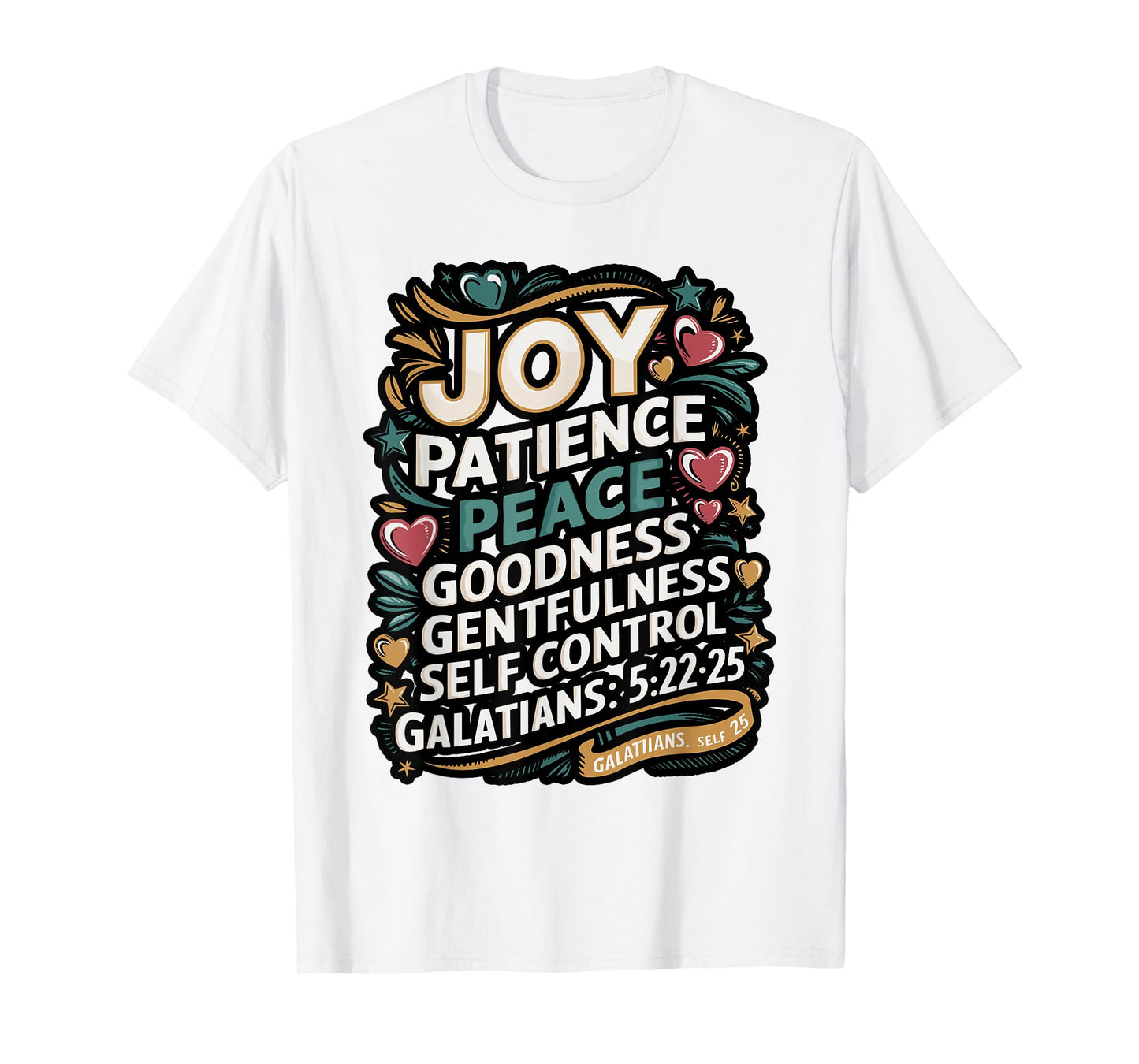 Awesome Galatians Fruit Of The Spirit Religious Verses T-Shirt