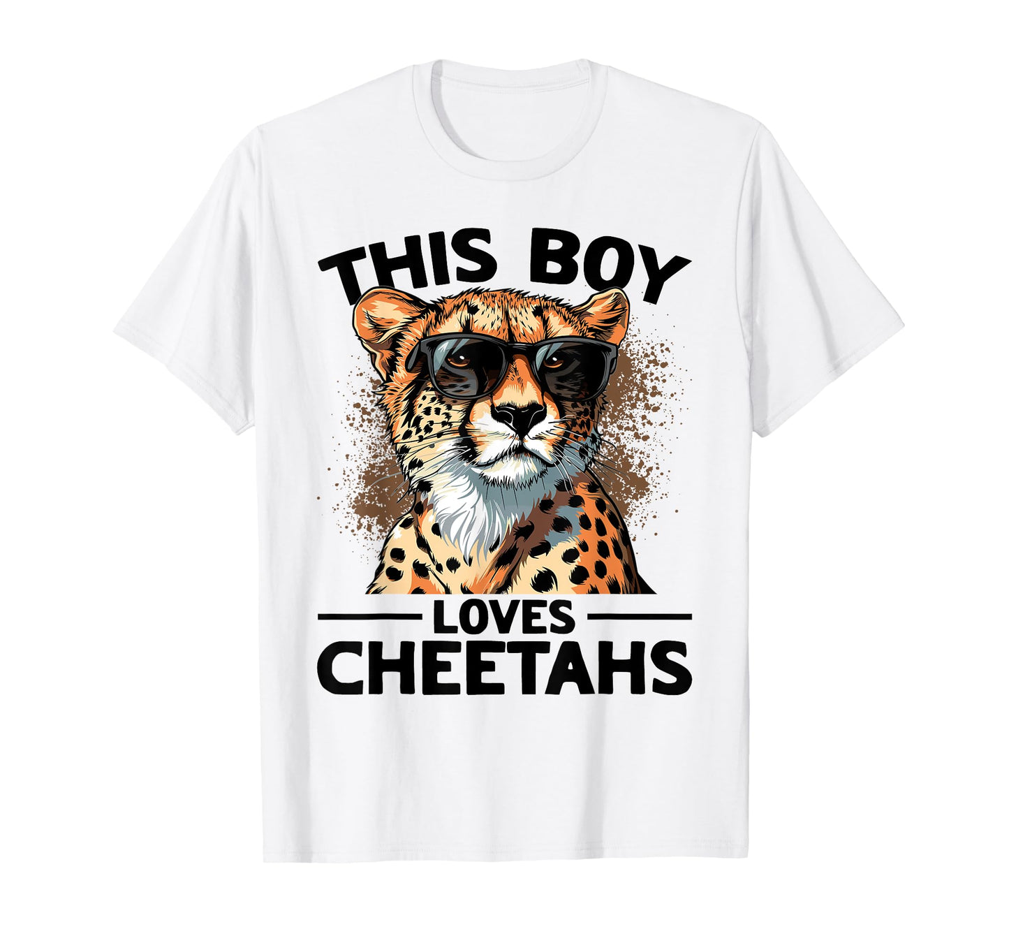 Funny Cheetah Animal This Boy Loves Cheetahs T-Shirt