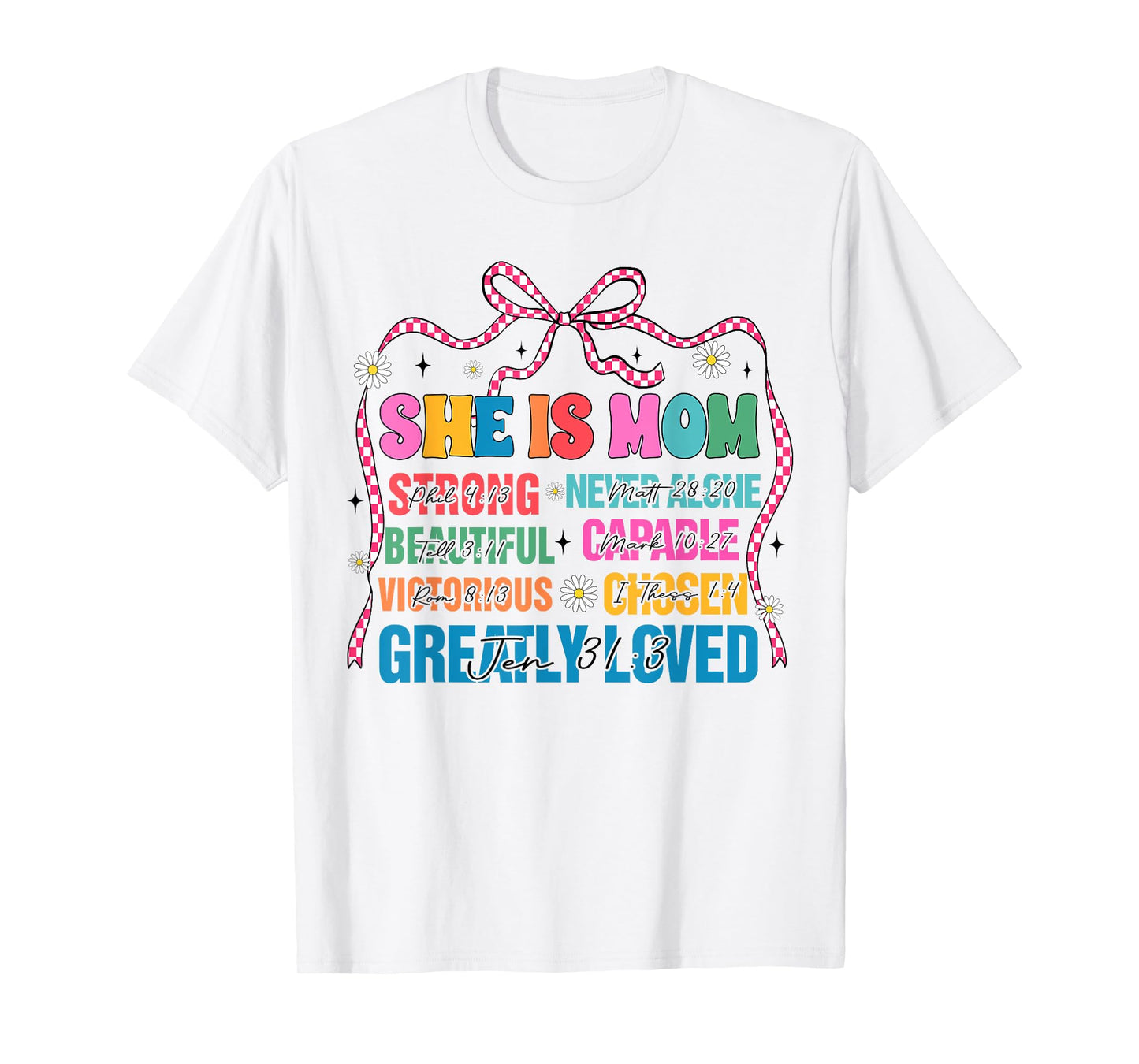 Blessed Mom Life Mother’s Day She Is Mom Strong A Beautiful T-Shirt