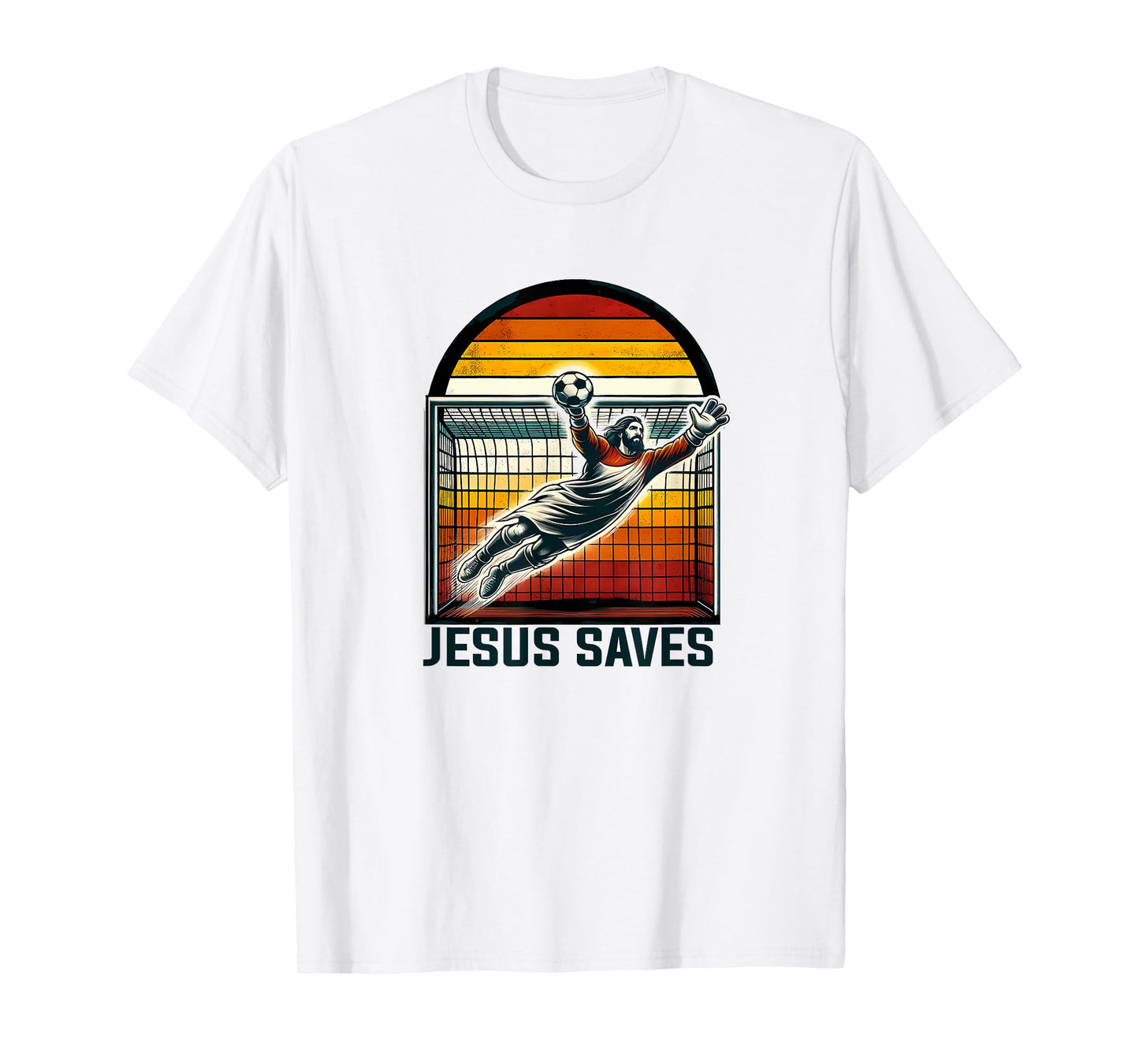 Jesus Saves Funny Soccer T-Shirt