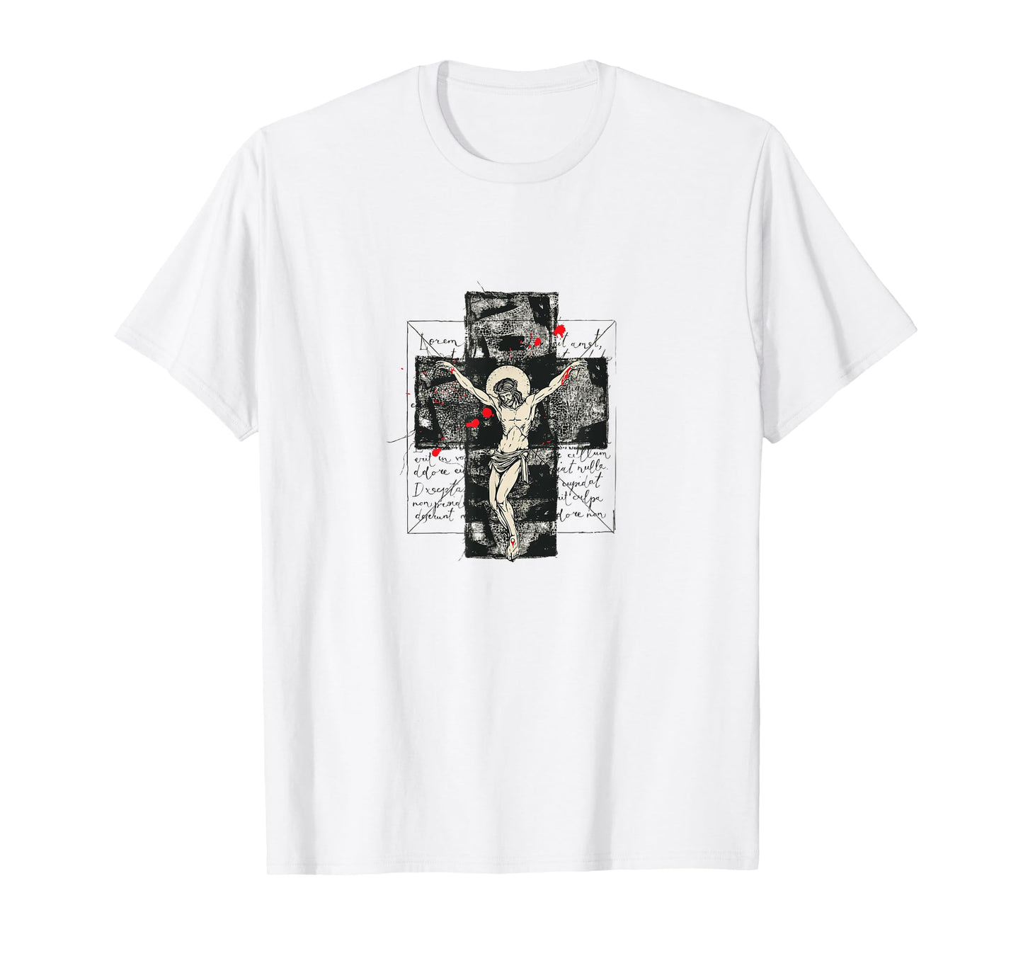 #snirt Jesus on the Cross T-Shirt Motif Jesus Hoodie God Mug T-Shirt