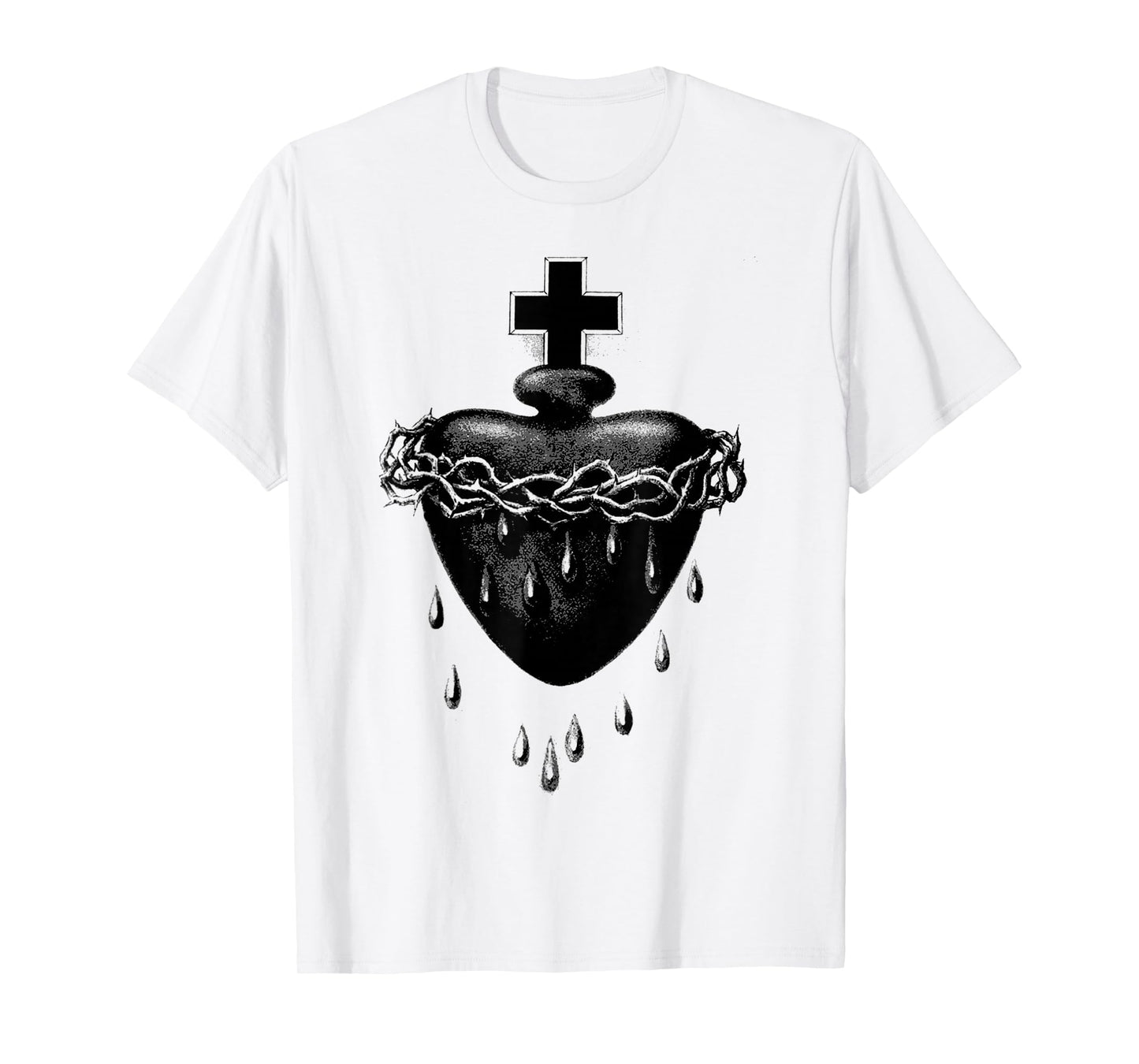 Devotion to The sacreded Heart of Jesus Vintage Catholic Art T-Shirt