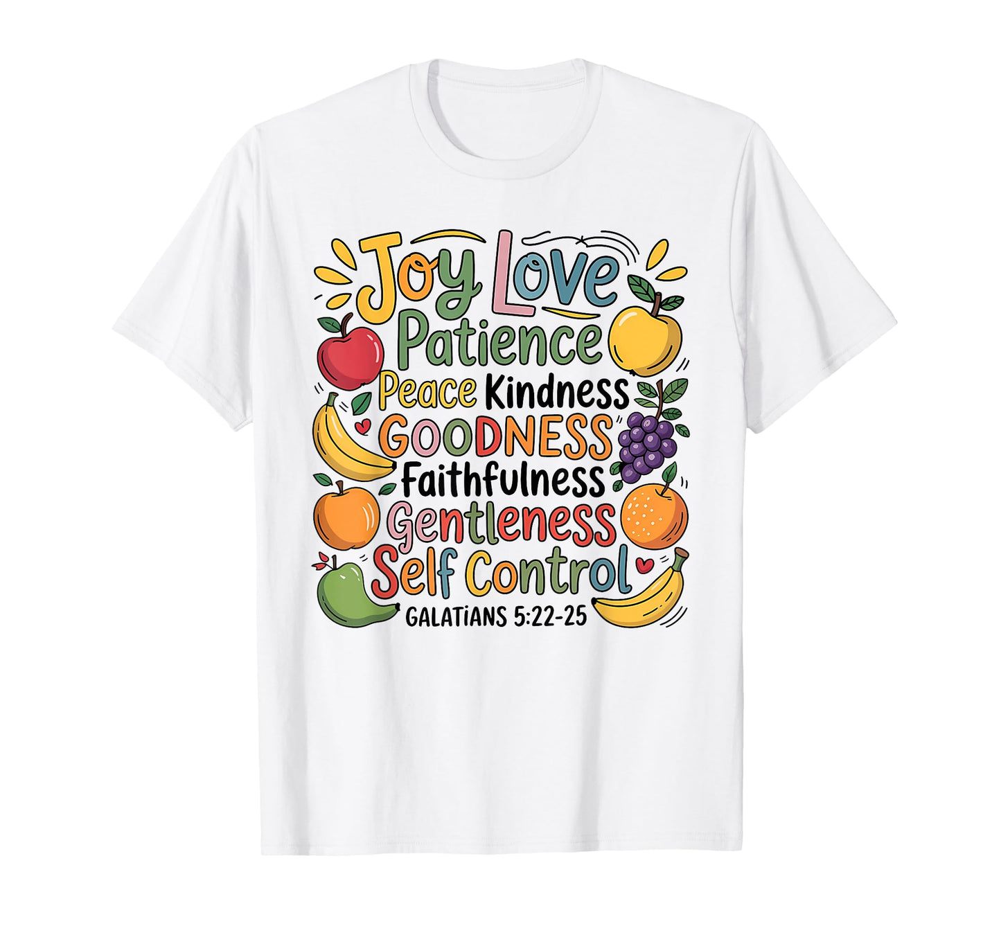 Awesome Galatians Fruit Of The Spirit Religious Verses T-Shirt