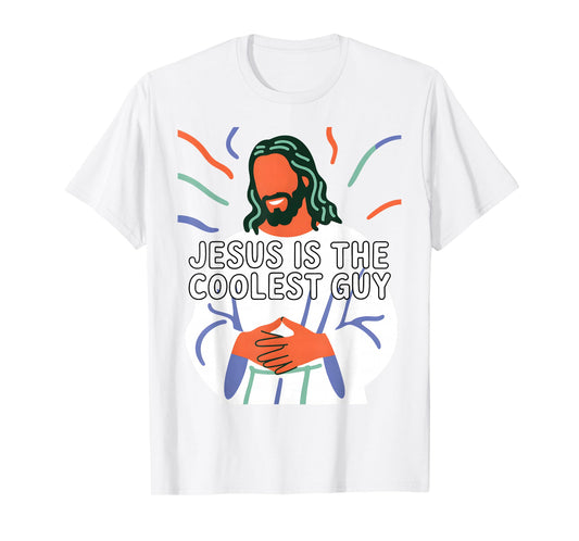 Jesus Faith Cool Christian Joyful Fun Design T-Shirt