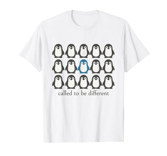Called to Be Different Christian Penguin Faith Inspiration T-Shirt