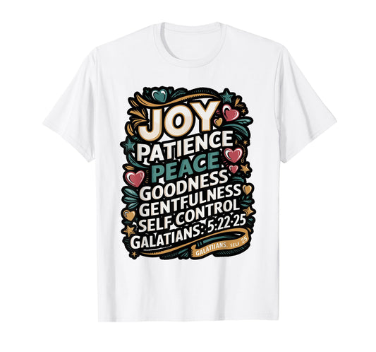 Awesome Galatians Fruit Of The Spirit Religious Verses T-Shirt