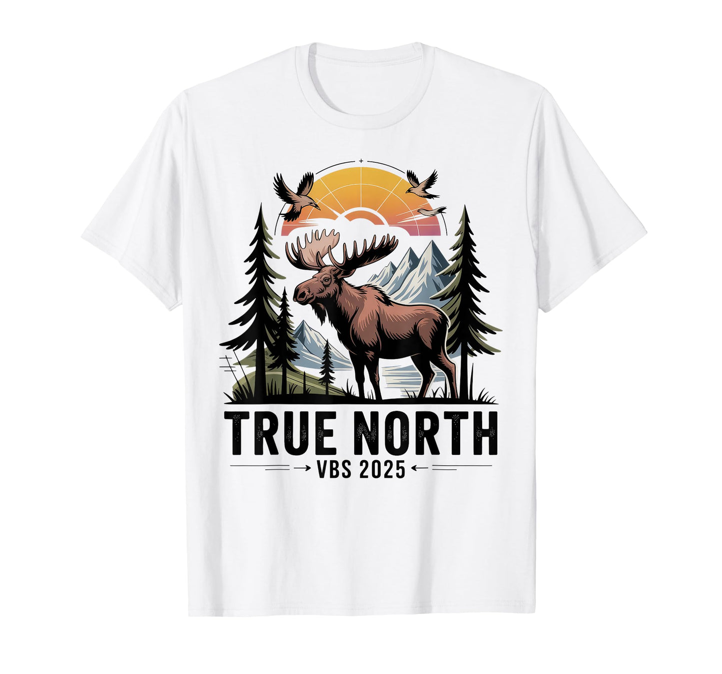 VBS 2025 True North Trusting Jesus Christian Summer T-Shirt
