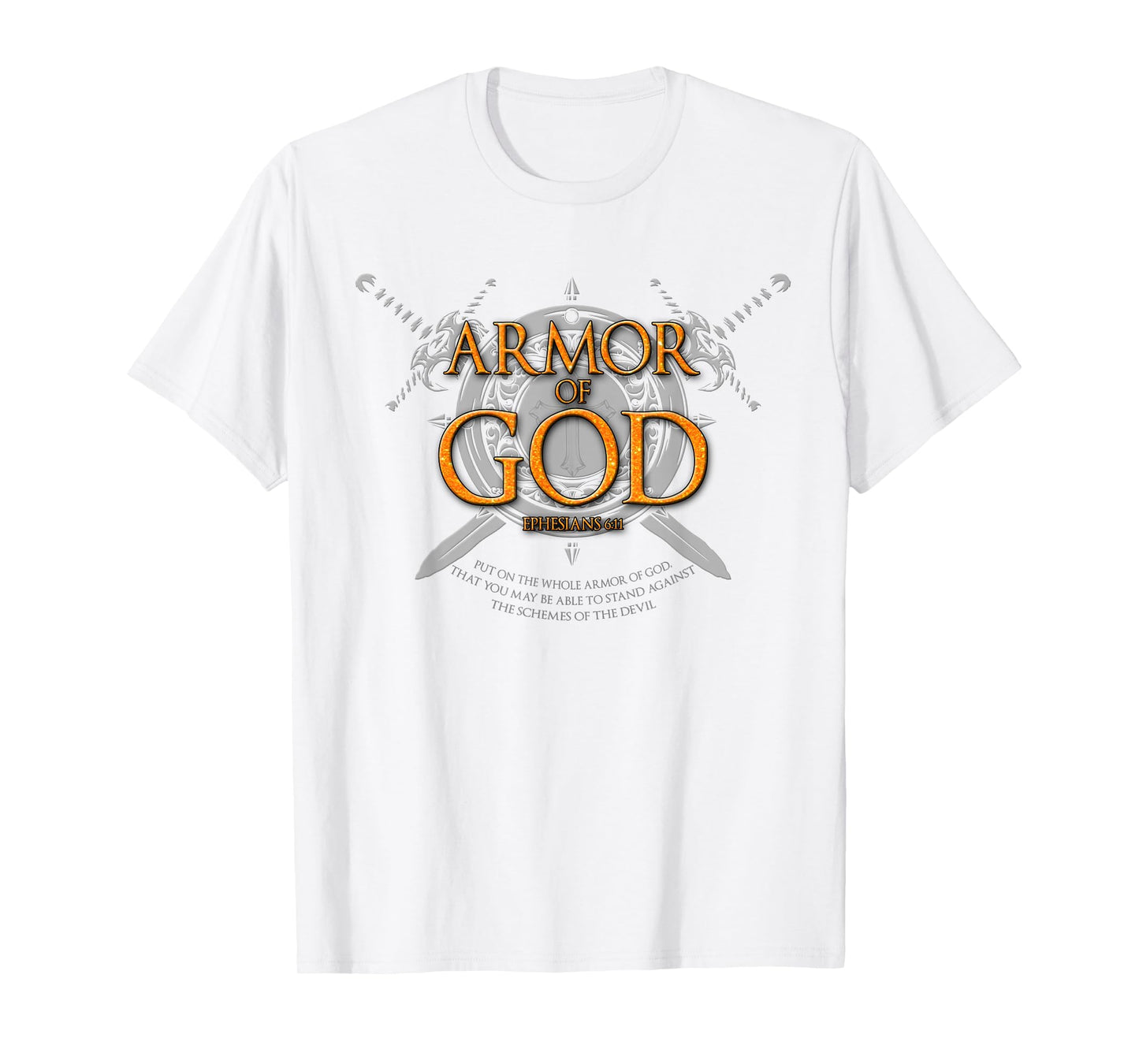 Armor of God Christian Gift Bible Quote T-Shirt Clothing