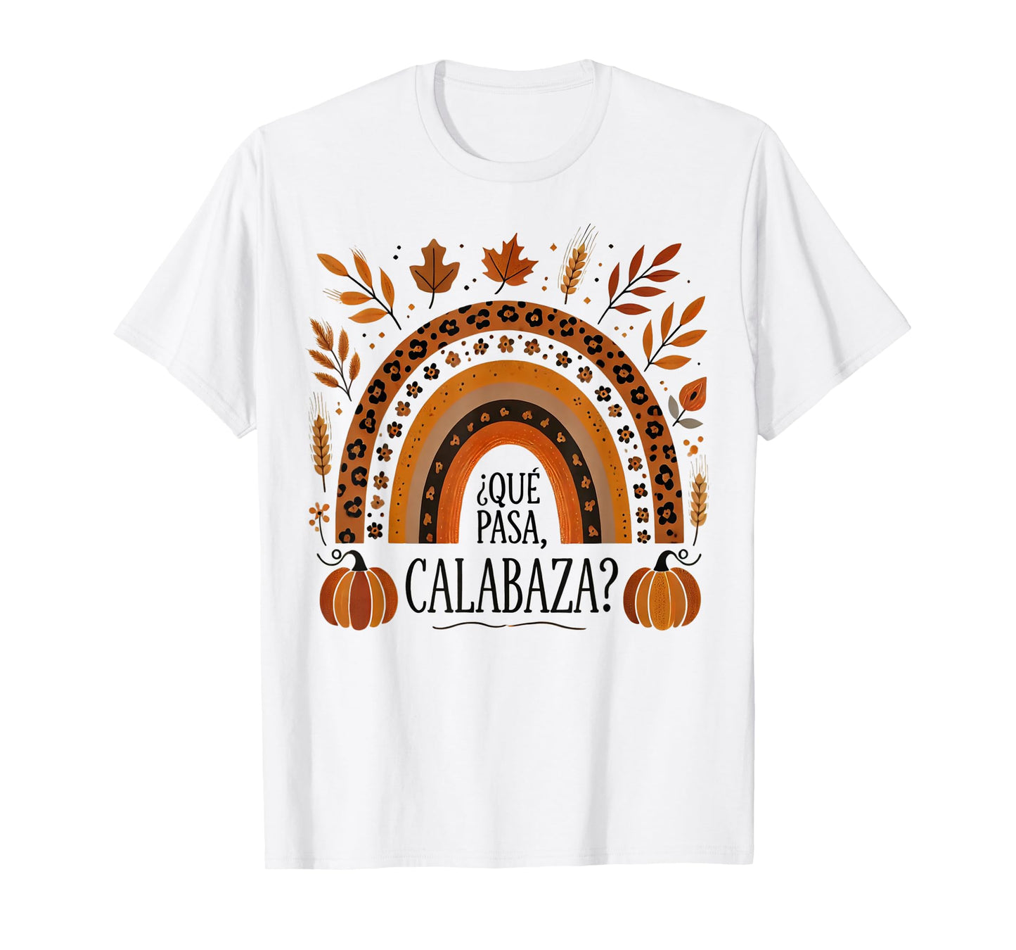 Que Pasa Calabaza Shirt Spanish Teacher Pumpkin Halloween T-Shirt