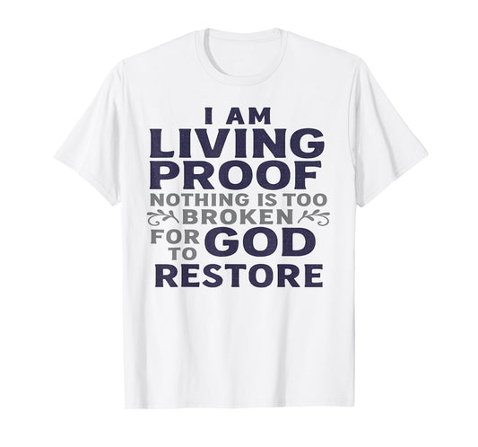 Christian Religious God Restoration Broken Faith Based Gifts T-Shirt