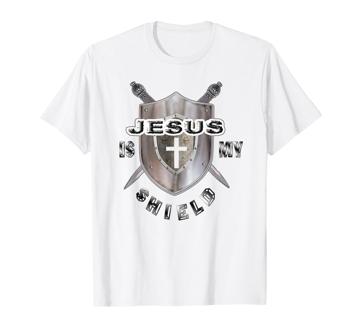 Awesome JESUS IS MY SHIELD T-Shirt