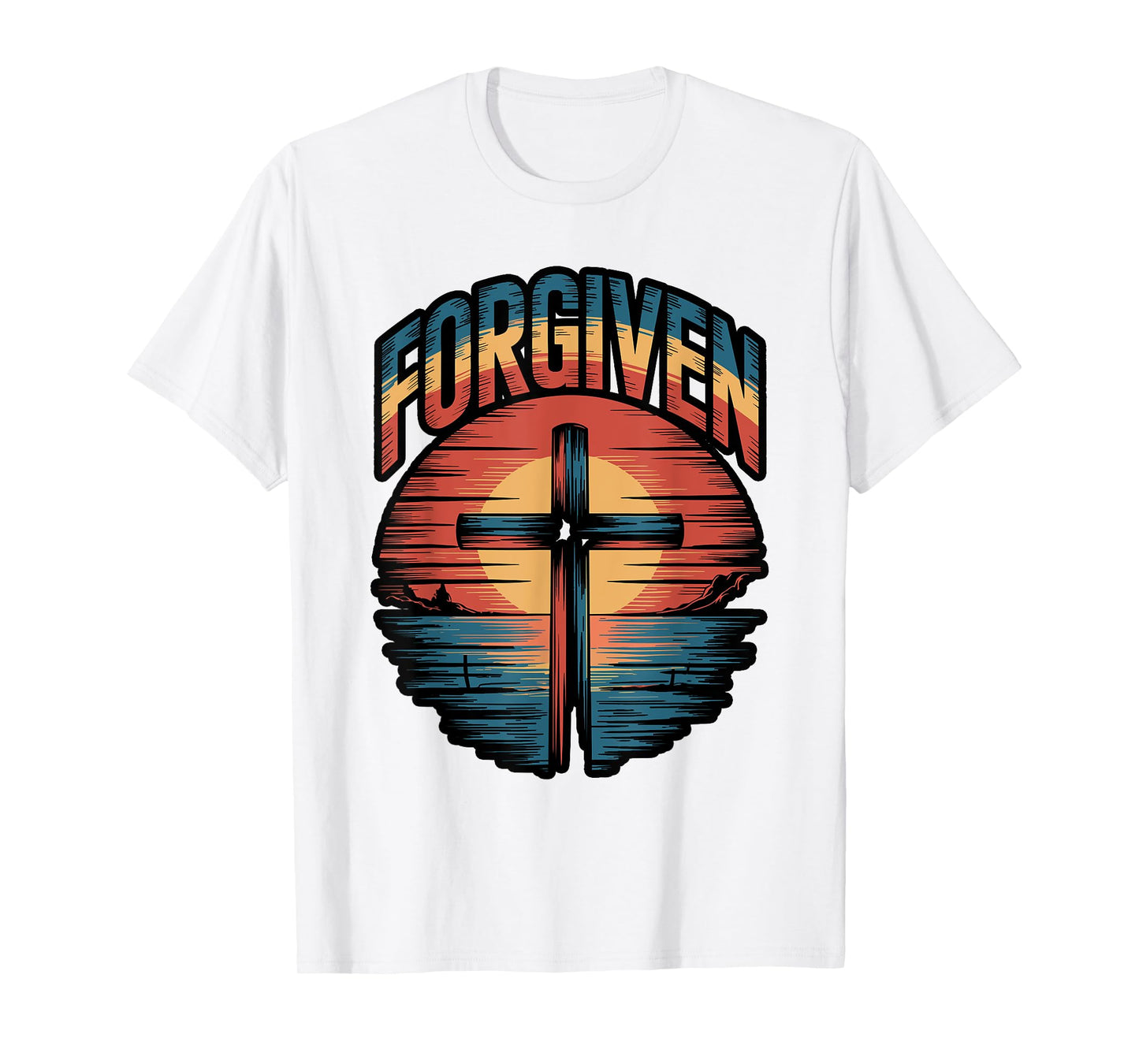 Forgiven Christian Faith Statement T Shirt Gift T-Shirt