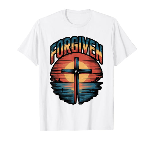 Forgiven Christian Faith Statement T Shirt Gift T-Shirt