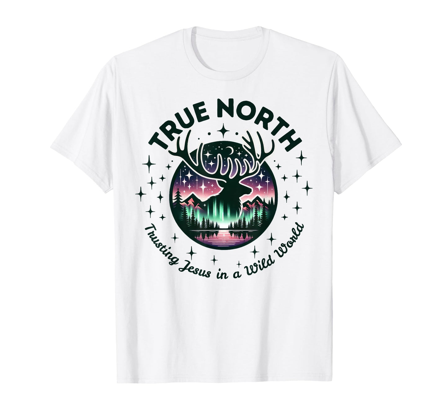 True-North VBS 2025 Christian Trusting Jesus Wilderness T-Shirt