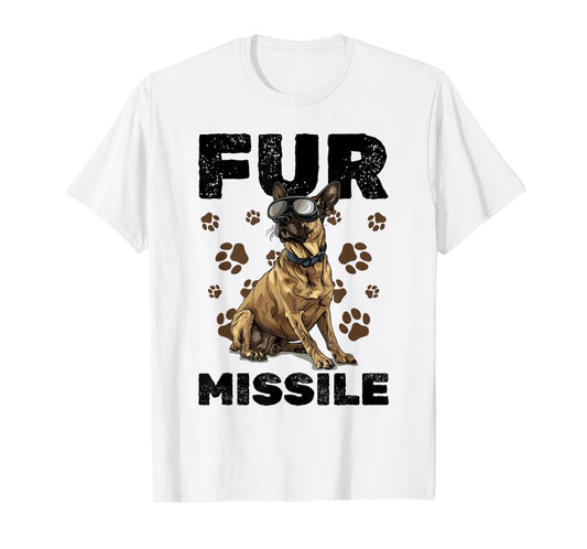 Belgian Malinois Dog Breed Fur Missile Men Women Girls Kids T-Shirt