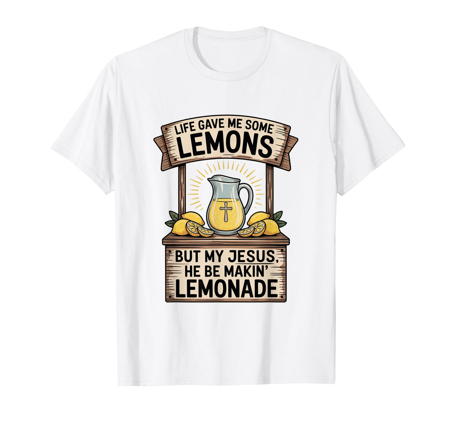 Cute Retro Christian Faith My Jesus he be Makin Lemonade T-Shirt