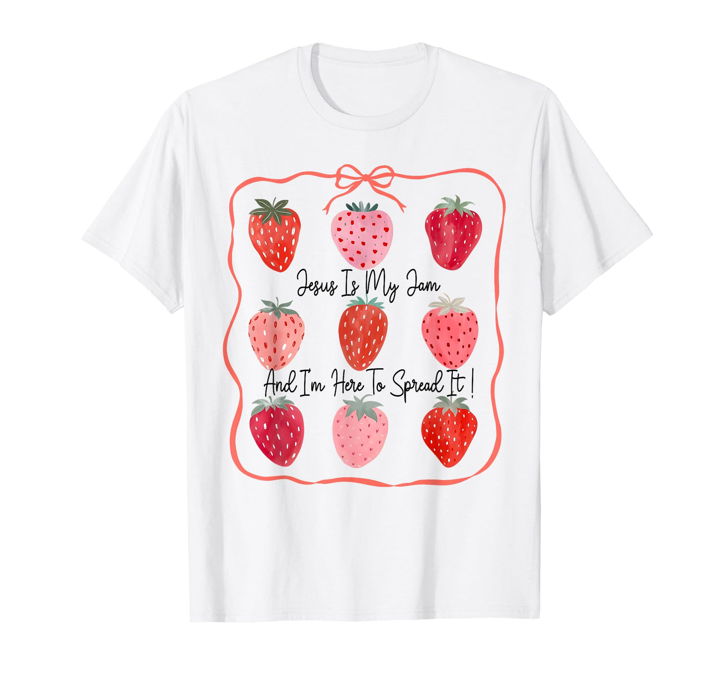 Jesus Is My Jam Christian Faith Religious Bible Verse T-Shirt