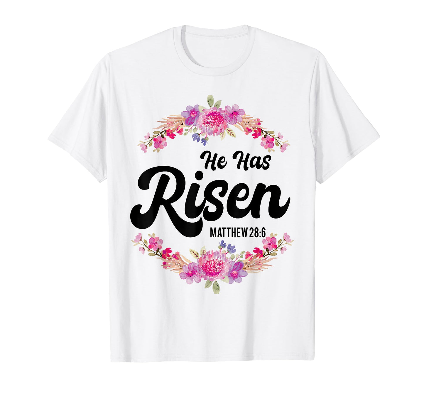 He Has Risen Jesus Christian Religous Easter Sunday Jesus T-Shirt