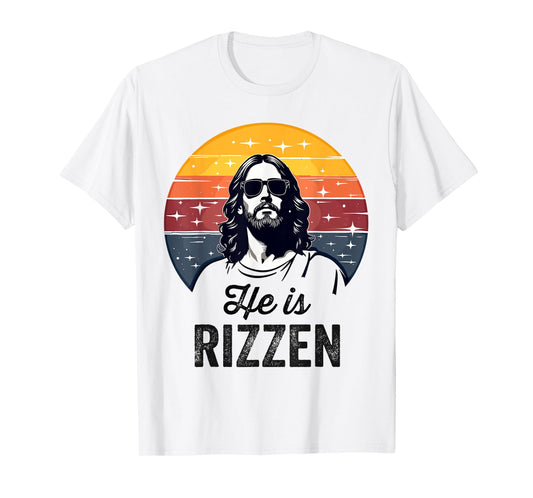 He Is Rizzen - Funny Jesus Meme Rizz Christian Easter T-Shirt