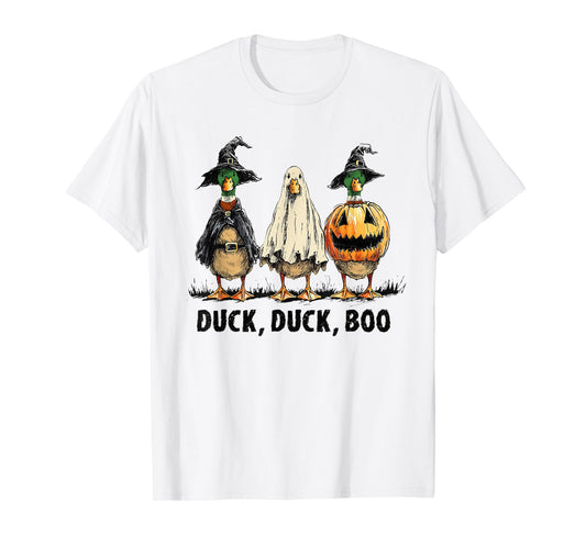 Funny Duck Duck Boo Halloween Costume Duck T-Shirt