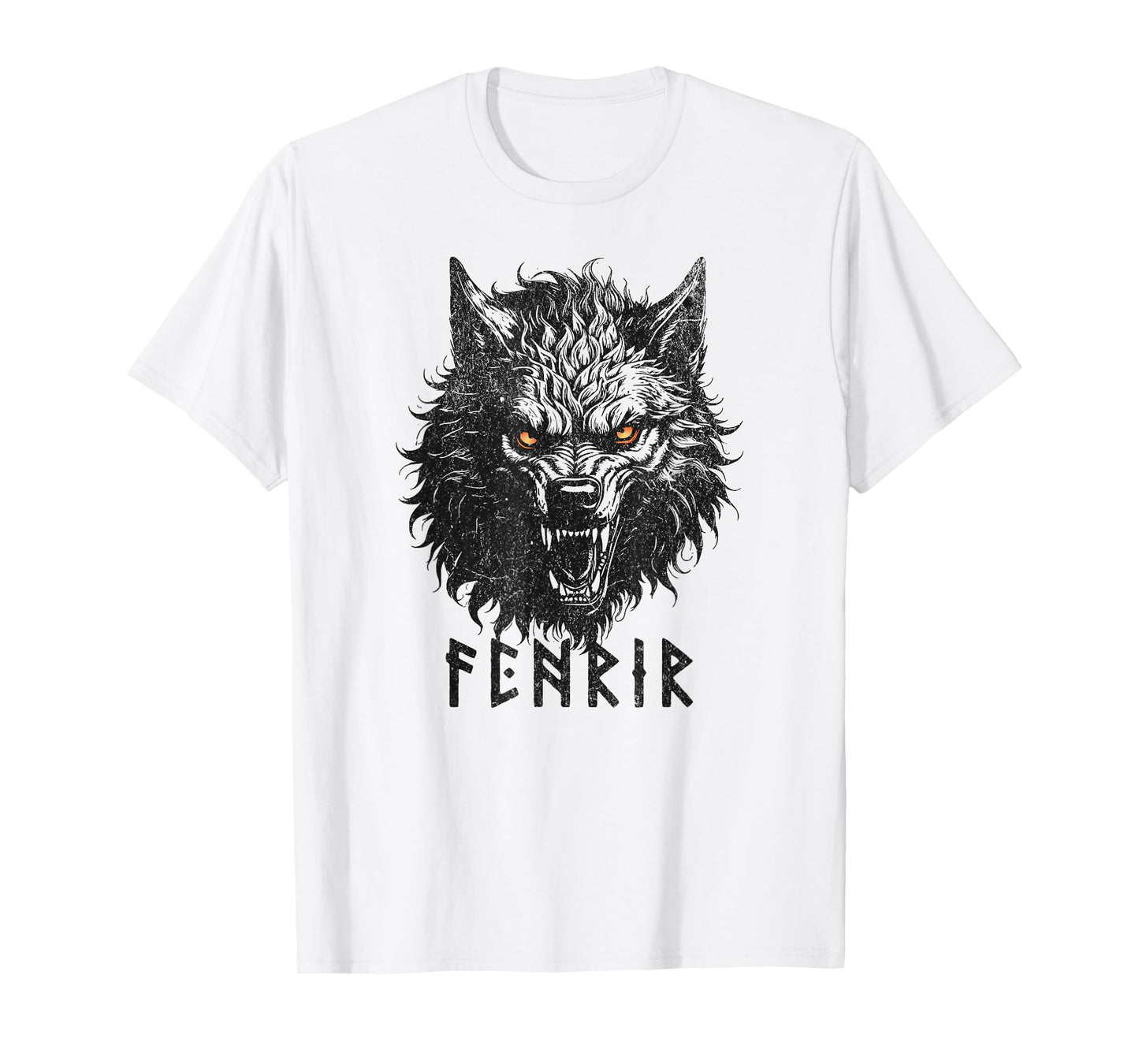Fenrir Wolf Of Odin Old Norse Mythology Viking Celtic Fenris T-Shirt