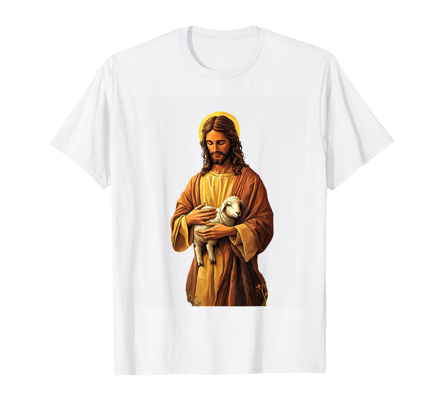Jesus Holding Lamb Good Shepherd T-Shirt