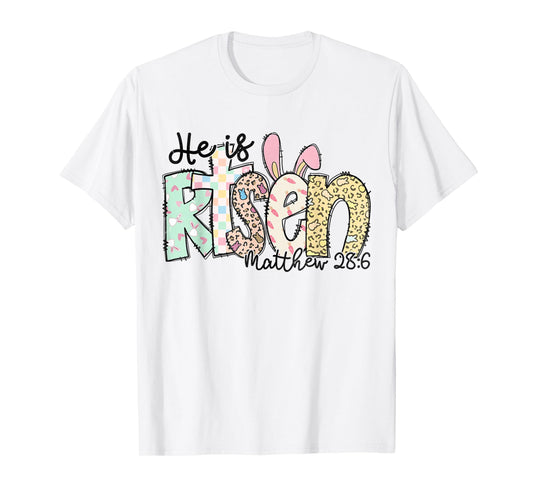 He Is Risen Christian Easter Jesus Gifts for Women and Kids T-Shirt